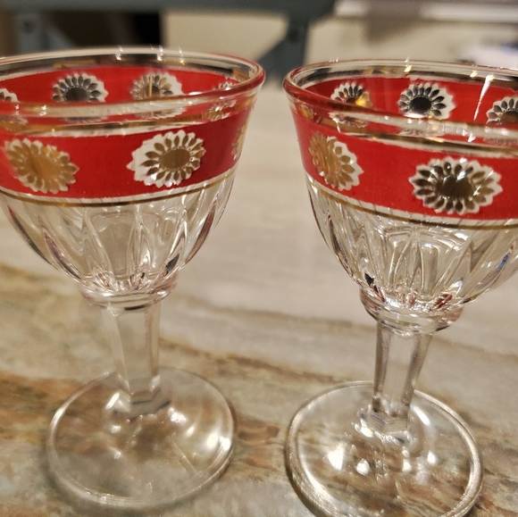 Vintage Dining 2 Vintage Cordial Glasses Poshmark